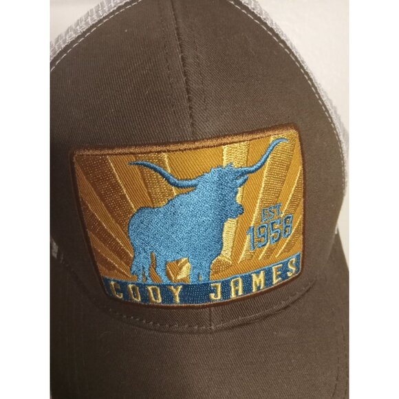 Cody James Men's Steer Recreation Patch Ball Cap Snapback - Picture 2 of 4